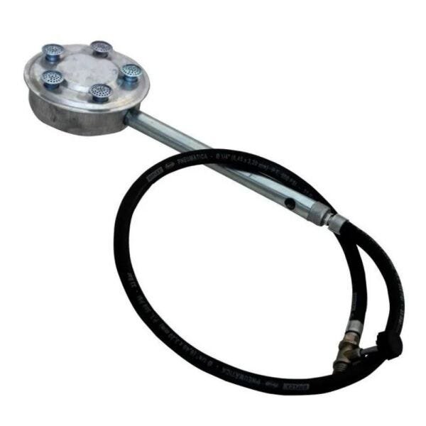 Tacho Alumínio Tipo Arado 40cm Com Fogareiro Flex Gás e Álcool - 6