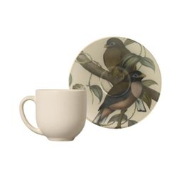 Conjunto com 6 Xícaras de Café com Pires Coup La Vie 112Ml - 1 Conjunto com 6 Xícaras de Café com Pires Coup La Vie 112Ml - 1