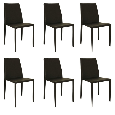 Kit 6 Peças Cadeira Amanda Pvc Várias Cores - Rivatti