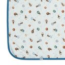 Ver imagem 2 de Cueiro Bebê Estampado Suedine Primeira Jornada Azul - Hug