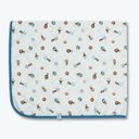 Ver imagem 4 de Cueiro Bebê Estampado Suedine Primeira Jornada Azul - Hug