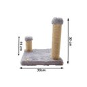 Ver imagem 3 de Arranhador para Gatos Sustentável com Postes Luppet Cinza