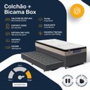 Ver imagem 4 de Cama Box com Colchão Gazin de Espuma D33 Pillow In Force Mid + Auxiliar de Espuma Solteiro 88cm