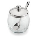 Ver imagem 3 de Açucareiro Vidro com Colher Tampa de Inox Mesa 250g Andrea