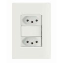 Ver imagem 1 de Conjunto 4x2 com 2 Tomadas 2p+t 10 a 250 V Tramontina Giz Branco Tramontina