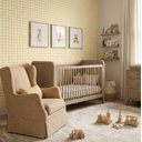 Ver imagem 1 de Papel de Parede Wiler Bambine - Xadrez Vichy Amarelo Ba0024