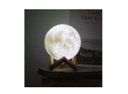 Ver imagem 2 de Mini Luminária Lua Cheia 3D 15 cm USB Colorida