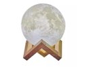 Ver imagem 1 de Mini Luminária Lua Cheia 3D 15 cm USB Colorida