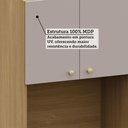 Ver imagem 4 de Nicho Micro-ondas 60cm Elegance Luciane Móveis Freijó/cinammon
