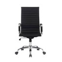 Ver imagem 3 de Conjunto com 6 Cadeiras Presidente Boston Sala de Reunião Esteirinha Preta