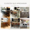 Ver imagem 6 de Kit 03 Banquetas Altas Arabella Madeira Maciça Estofada Encosto Curvo Facto Camel - Desk Design