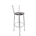Ver imagem 2 de Kit 3 Banqueta Alta Prata Cozinha Gourmet Americana Balcão:cerveja