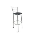 Ver imagem 6 de Kit 3 Banqueta Alta Prata Cozinha Gourmet Americana Balcão:cerveja