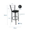 Kit 3 Banqueta Alta Prata Cozinha Gourmet Americana Balcão:cerveja - 5