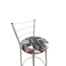 Kit 3 Banqueta Alta Prata Cozinha Gourmet Americana Balcão:cerveja - 3