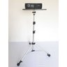 Suporte Tripé Para Projetor E Notebook Com Bandeja E Rodizio - 3