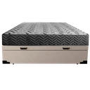 Ver imagem 5 de Cama Box Baú Casal Colchão Prime Gold D33 Paropas + Box Sintético 61x138x188 Bege