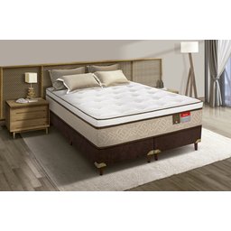 Conjunto Box Queen Imperial Látex Gel 158x198x72 Reconflex - 4