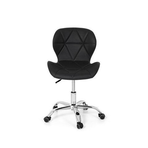 Cadeira Office Eiffel Slim Giratória Ajustável Preta