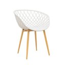 Ver imagem 1 de Cadeira com Braços Polipropileno Clarice Rivatti