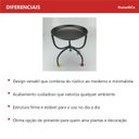 Ver imagem 4 de Acessórios de Metal Preto 24x20x20cm Decoração Casa