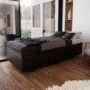 Ver imagem 2 de Base Box Baú para Cama Solteiro 88x188cm Liz S05 Corano Preto - Mpozenato