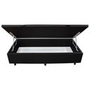 Ver imagem 3 de Base Box Baú para Cama Solteiro 88x188cm Liz S05 Corano Preto - Mpozenato