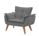 Ver imagem 2 de Poltrona Decorativa Opala Suede Liso - Gariani Estofados