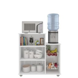 Balcão Multiuso Fruteira Sollys Branco - Poliman Móveis - 2