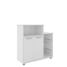 Balcão Multiuso Fruteira Sollys Branco - Poliman Móveis - 3