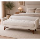 Ver imagem 5 de Puff Recamier 160cm Andros Boucle Off White - Sallar Home