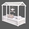 Cama Infantil Montessoriano Casinha com Grade Bruna - 2