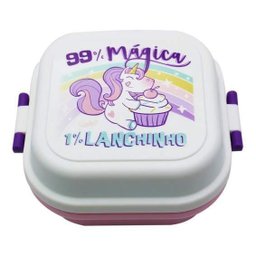 Mini Marmita Quadrada - Unicornio do Dia - 1
