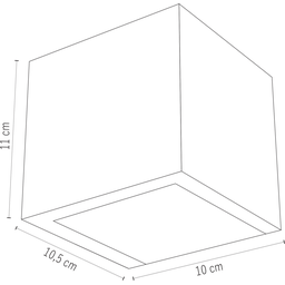 Arandela De Aluminio GU10 Bivolt Marrom Rioprelustres 6201 Arandela 6201 - 2