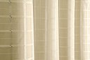 Ver imagem 3 de Cortina Voil xadrez Luxo com Forro Blackout PVC Palha 4,00M x 2,50M 100% Corta Luz com Ilhós Cromado