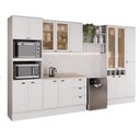 Ver imagem 1 de Armário de Cozinha Completa com Balcão Milla Lily Carraro Branco