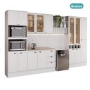 Ver imagem 3 de Armário de Cozinha Completa com Balcão Milla Lily Carraro Branco
