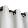 Cortina Decorativa Corta Luz Blackout com Voil para Janela ou Porta Balcão 3,00M x 2,40M Branco Varã - 4