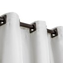 Ver imagem 4 de Cortina Decorativa Corta Luz Blackout com Voil para Janela ou Porta Balcão 3,00M x 2,40M Branco Varã