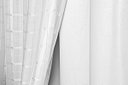 Ver imagem 4 de Cortina Voil xadrez Luxo com Forro Blackout PVC Branco 4,00M x 2,50M 100% Corta Luz com Ilhós Cromad