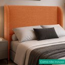Ver imagem 2 de Cabeceira Queen 160 cm com Frame Imperial Boucle Terracota Impo