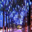 Ver imagem 6 de Cascata Pisca Pisca Chuva de Neve Natal 8 Tubos Azul 320 Leds Natalino