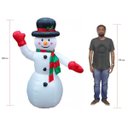 Ver imagem 5 de Boneco de Neve Natal Natalino 1 Metros e 80 cm Inflavel Decoração