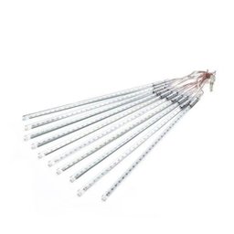 Cascata Pisca Pisca Natal Snow Fall Chuva de Neve 8 Tubos Branco 320 Leds - 5