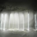 Ver imagem 6 de Cascata Pisca Pisca Natal Snow Fall Chuva de Neve 8 Tubos Branco 320 Leds