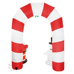 Arco Inflavel Natal Natalino Papai Noel Boneco Neve Portal Festa 2,40m - 5