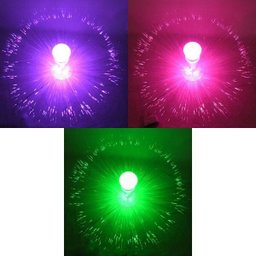 Pisca Pisca Fibra Ótica LED Água Viva Rgb Natal Natalino Festa Bivolt - 4