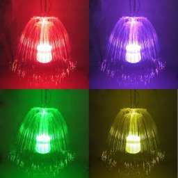 Pisca Pisca Fibra Ótica LED Água Viva Rgb Natal Natalino Festa Bivolt - 1