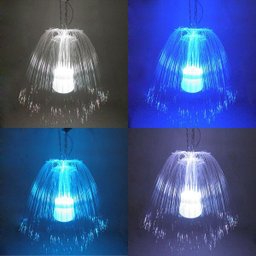 Pisca Pisca Fibra Ótica LED Água Viva Rgb Natal Natalino Festa Bivolt - 5