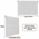 Ver imagem 2 de Cabeceira para Cama Box Queen 202cm Sophy Linho Bege - Sallar Home